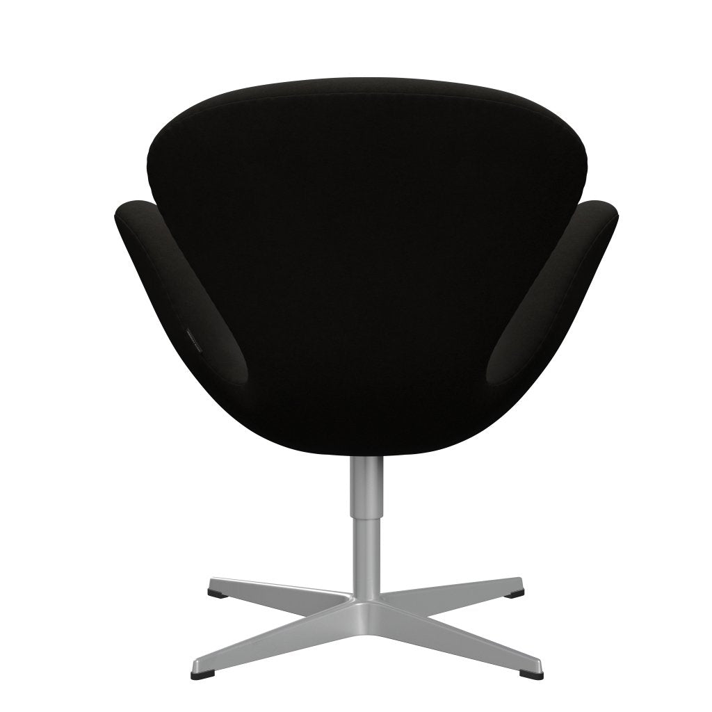 Fritz Hansen Swan Lounge Chair, Silver Grey/Comfort Black (61013)