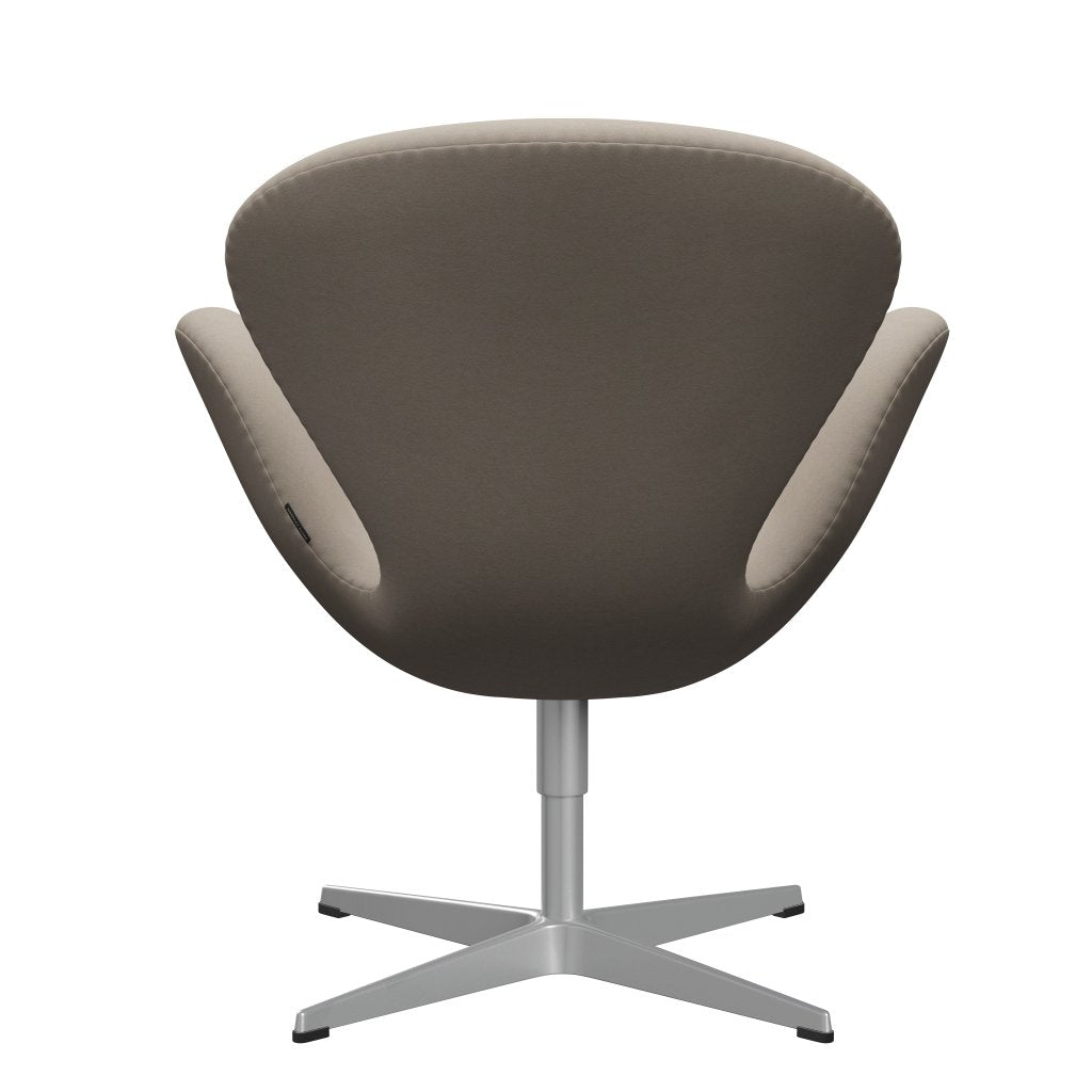 Fritz Hansen Swan Lounge Chair, Silver Grey/Comfort White Grey