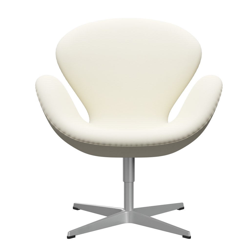 Fritz Hansen Swan Lounge Chair, Silver Grey/Comfort White