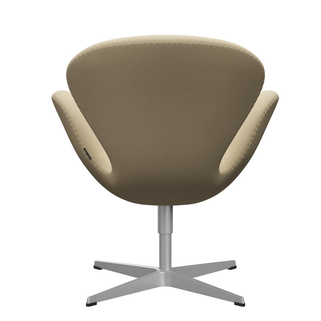 Lounge židle Fritz Hansen Swan, Silver Grey/Diablo Ivory