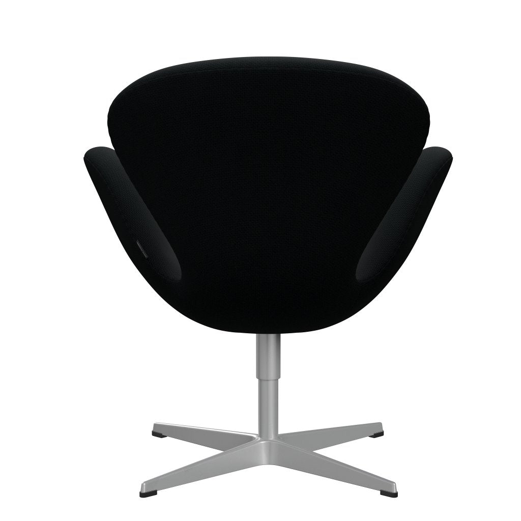 Fritz Hansen Swan Lounge Chair, Silver Grey/Diablo Black