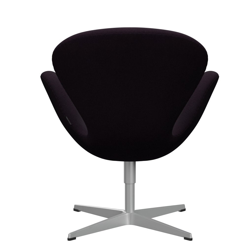 Lounge Fritz Hansen Swan Lounge, Silver Grey/Divina Aubergine (376)