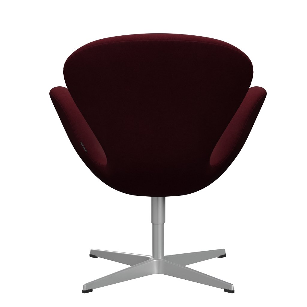 Lounge Fritz Hansen Swan Lounge, Silver Grey/Divina Aubergine (671)