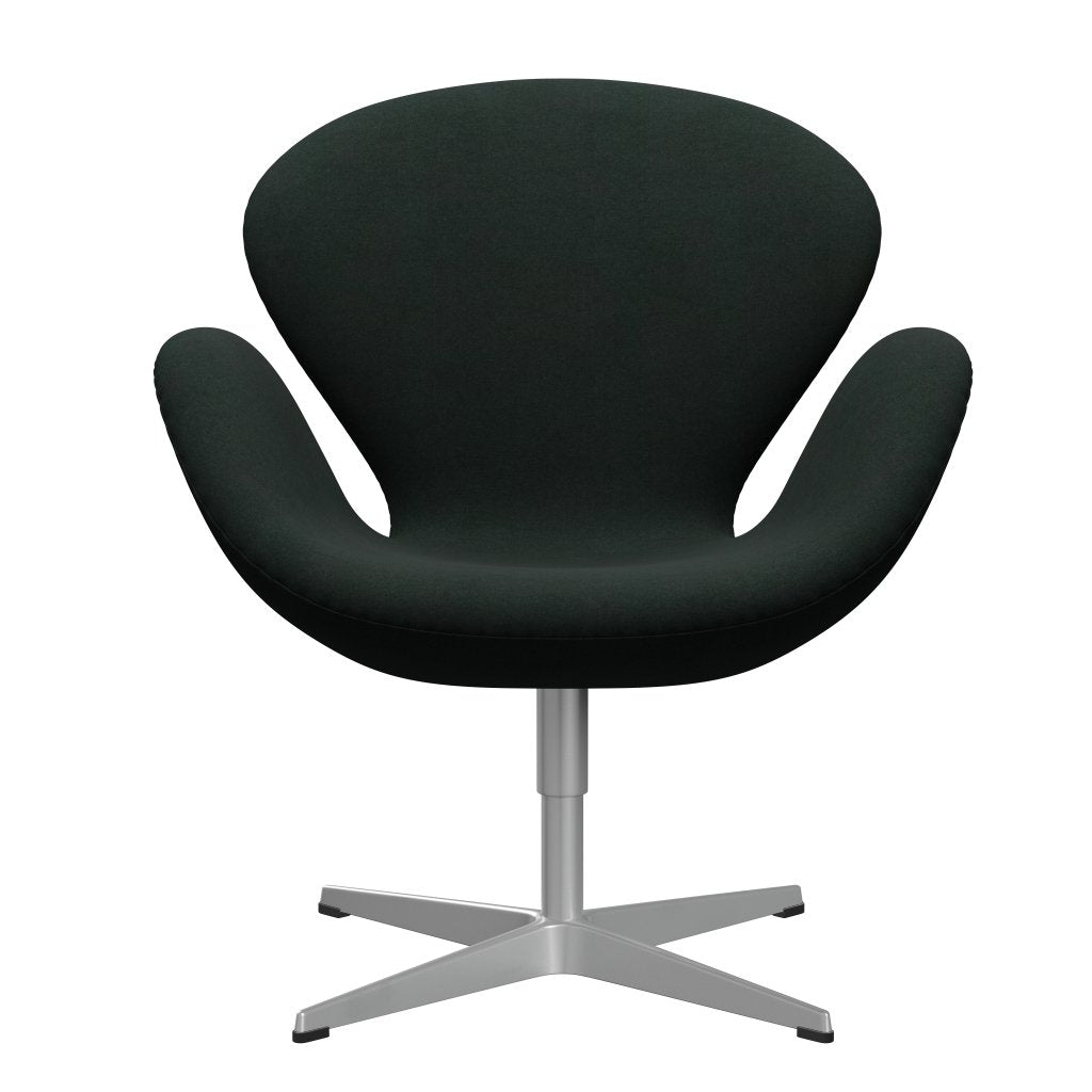 Lounge židle Fritz Hansen Swan, Silver Grey/Divina Charcoal