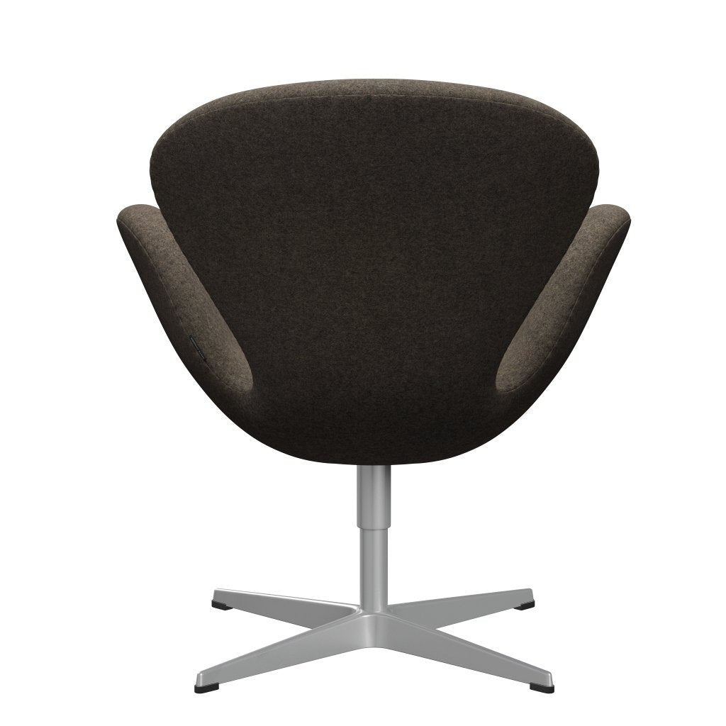 Fritz Hansen Swan Lounge Chair, Silver Grey/Divina MD Mole