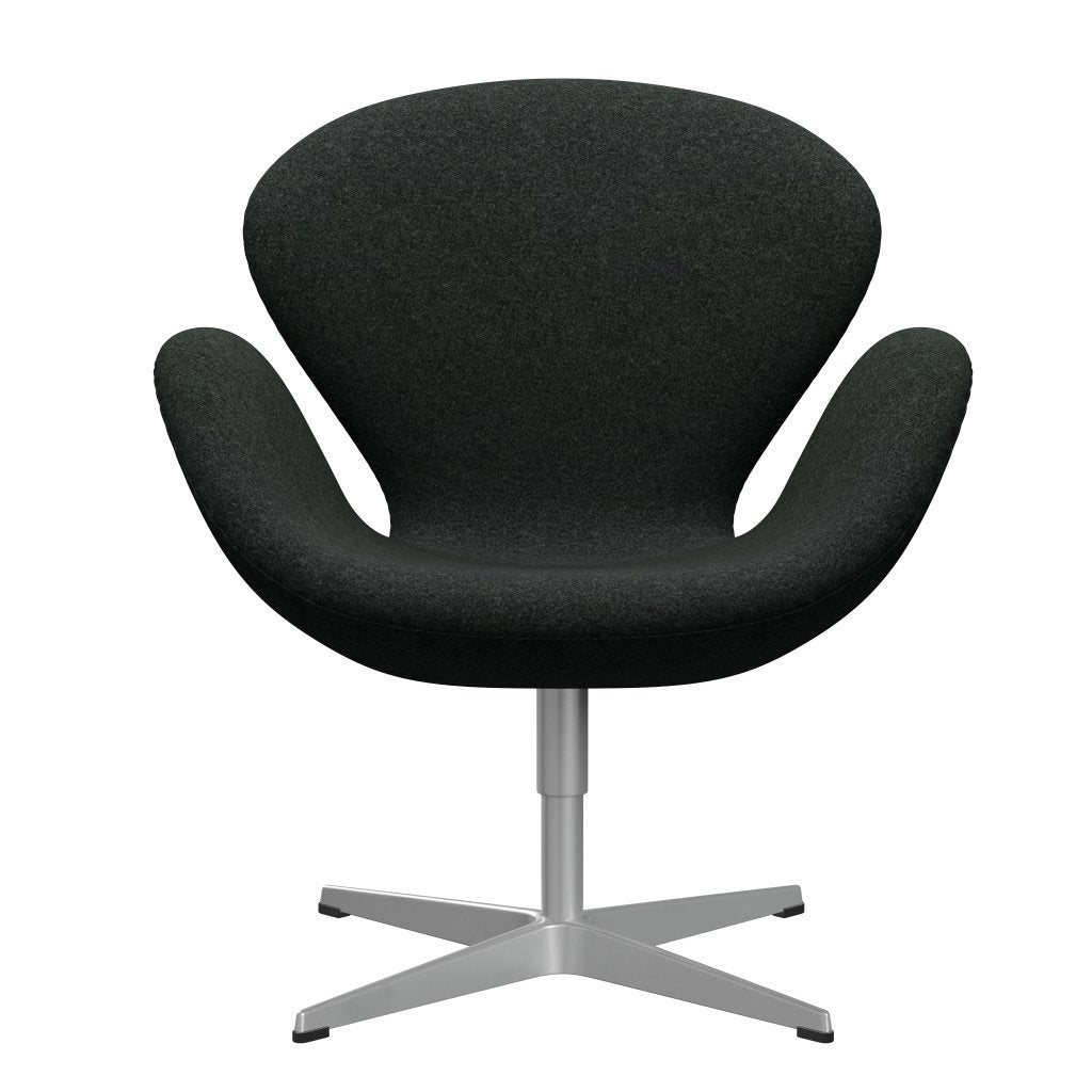 Fritz Hansen Swan Lounge Chair, Silver Grey/Divina melange sůl a pepř