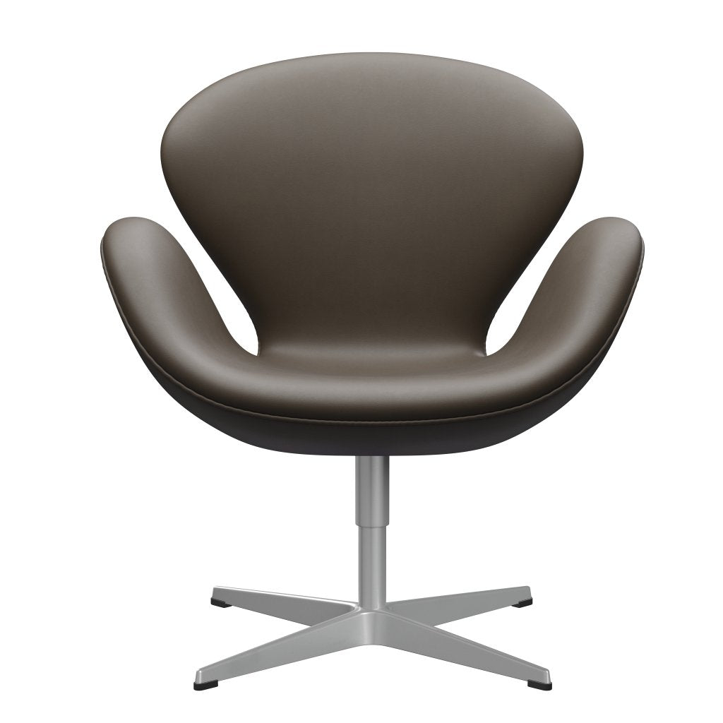 Fritz Hansen Swan Lounge Chair, stříbrný šedý/esenciální kámen