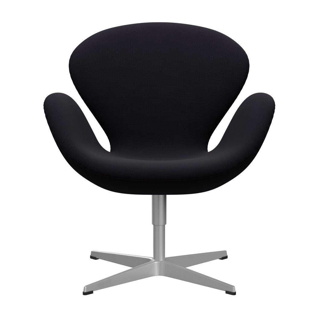 Fritz Hansen Swan Lounge Chair, Silver Grey/Fame Bordeaux (64055)