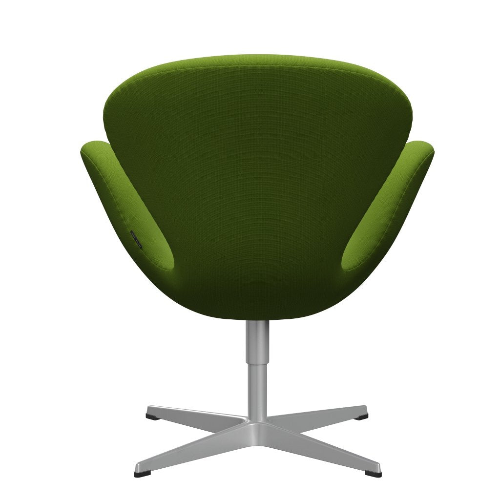 Fritz Hansen Swan Lounge Chair, Silver Grey/Fame Green