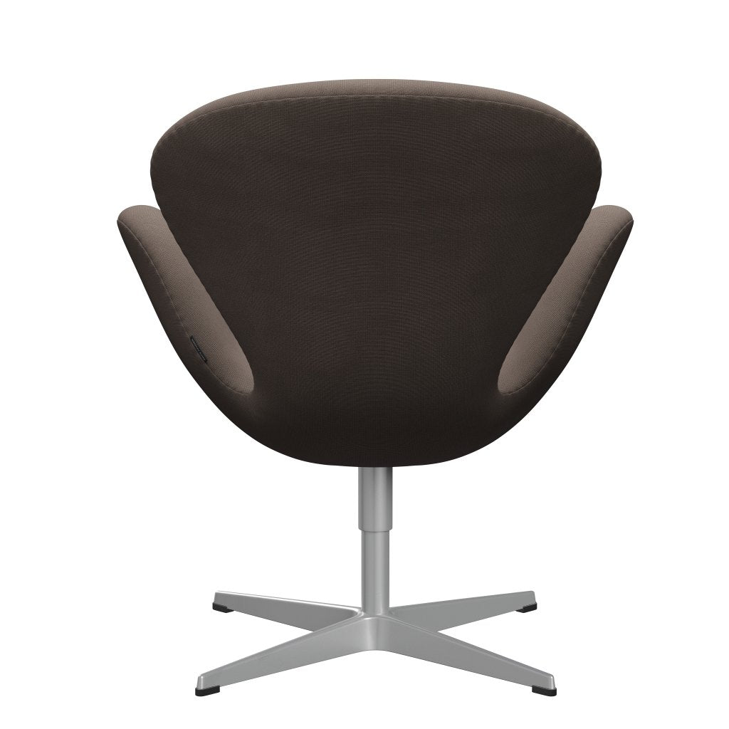 Fritz Hansen Swan Lounge Chair, stříbrná šedá/sláva stříbrná tmavá