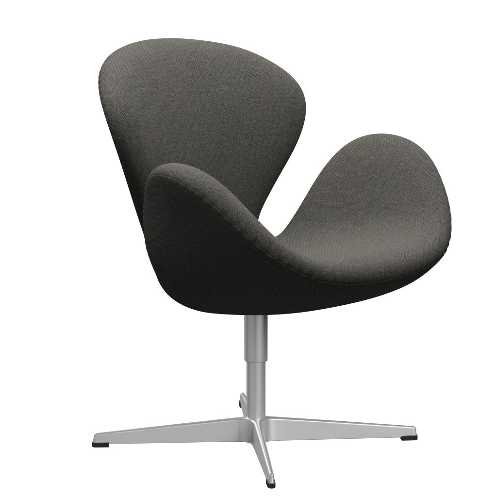 Fritz Hansen Swan Lounge Chair, Silver Grey/Fiord tmavě šedá/kámen