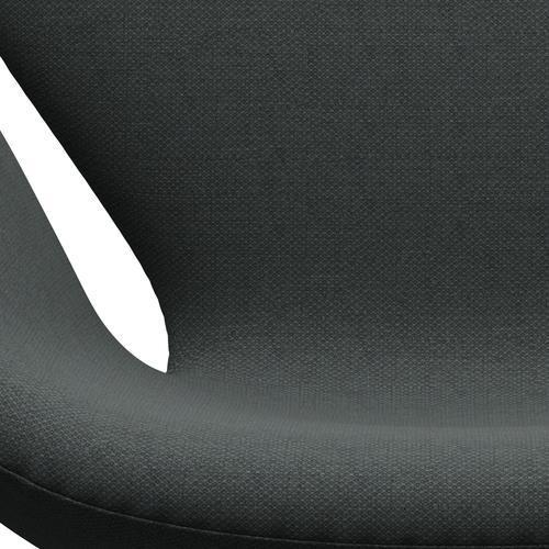 Fritz Hansen Swan Lounge Chair, Silver Grey/Fiord Medium Grey/Dark Grey