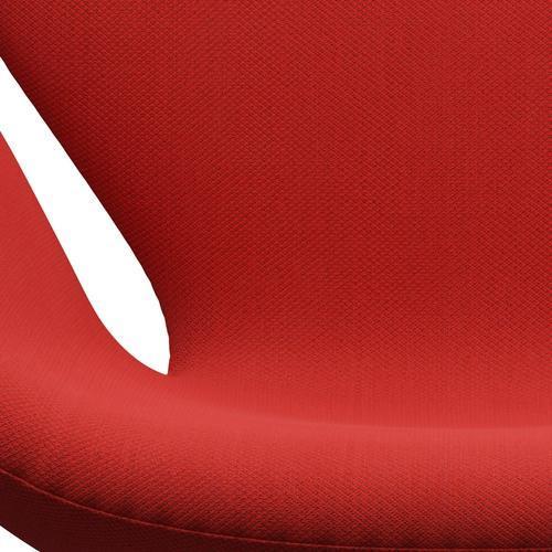 Fritz Hansen Swan Lounge Chair, Silver Grey/Fiord Red/Brick