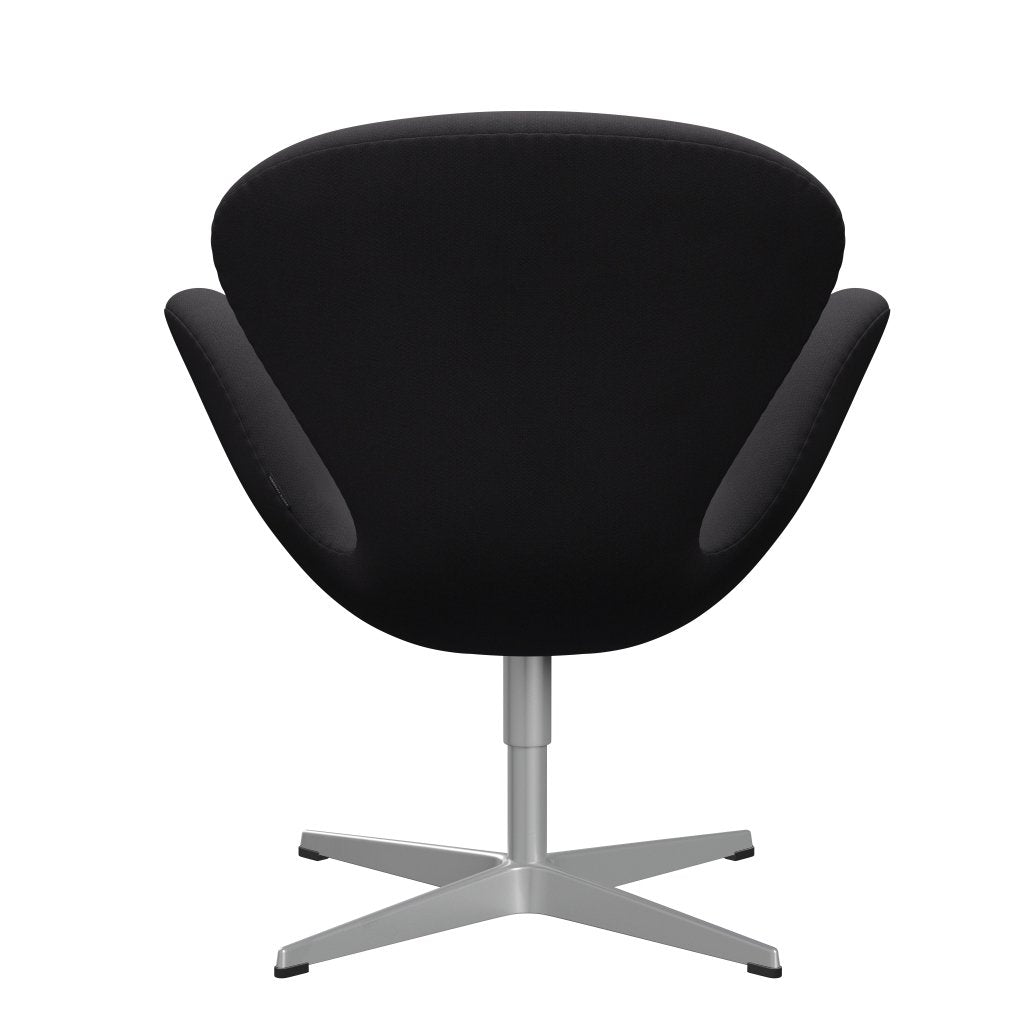 Fritz Hansen Swan Lounge Chair, Silver Grey/Fiord Black