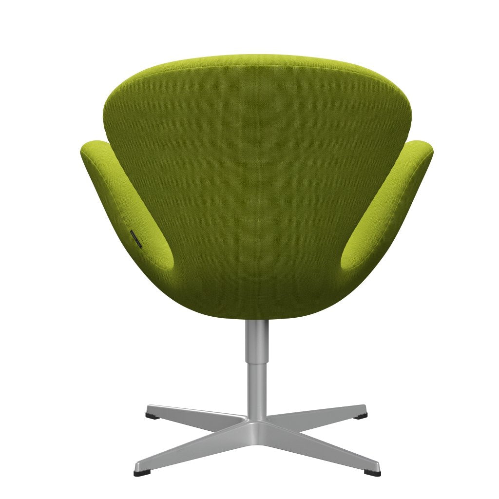 Fritz Hansen Swan Lounge Chair, Silver Grey/Hallingdal Lime