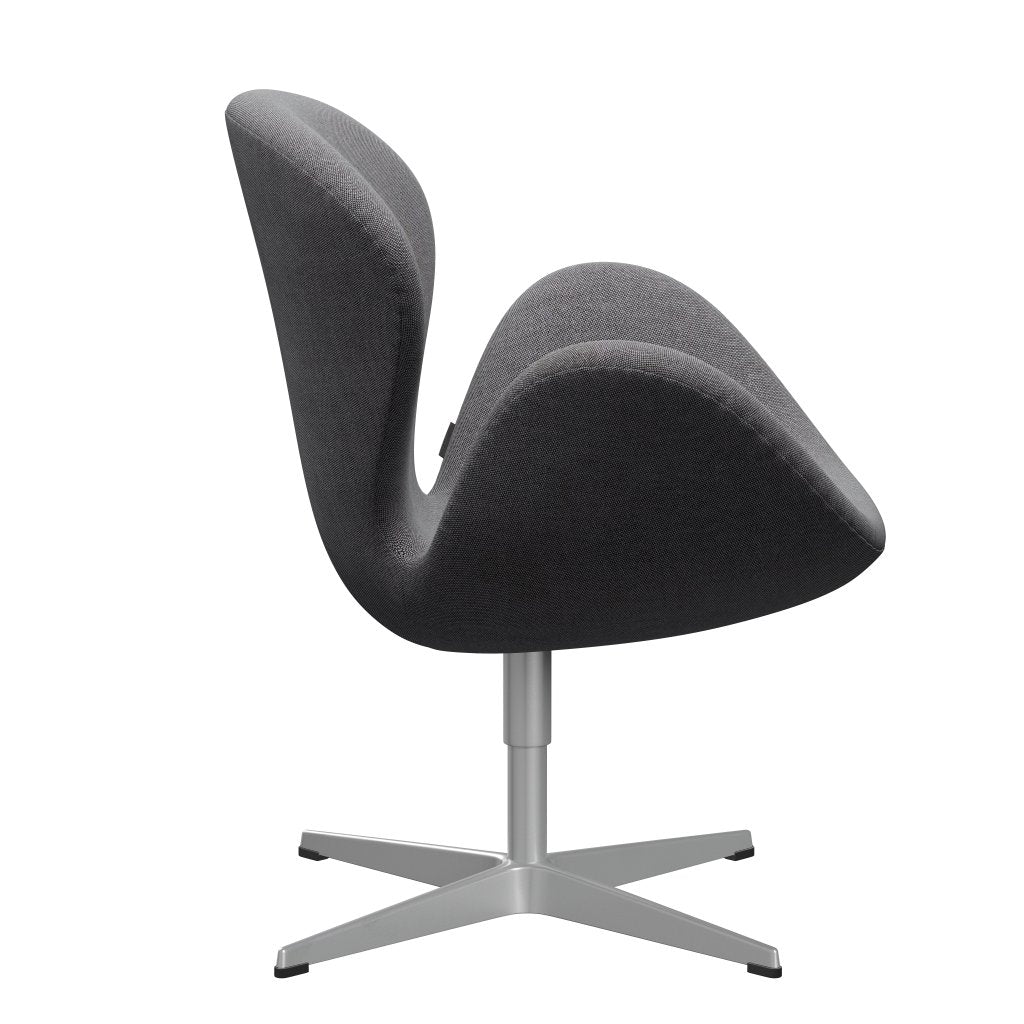 Fritz Hansen Swan Lounge Chair, Silver Grey/Rime Salt & Pepper