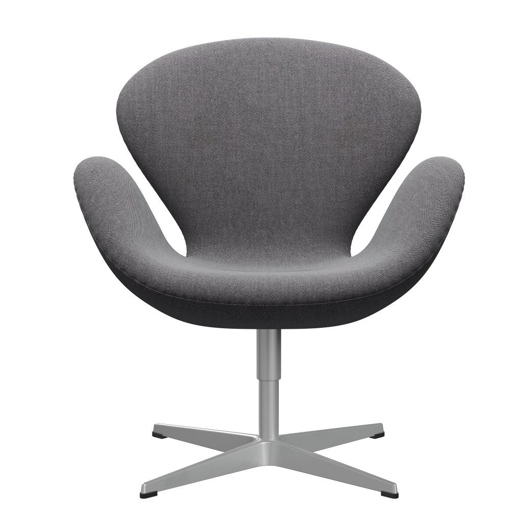 Fritz Hansen Swan Lounge Chair, Silver Grey/Rime sůl a pepř