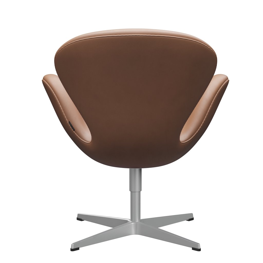 Fritz Hansen Swan Lounge Chair, stříbrná šedá/rustikální rustikální rustikální