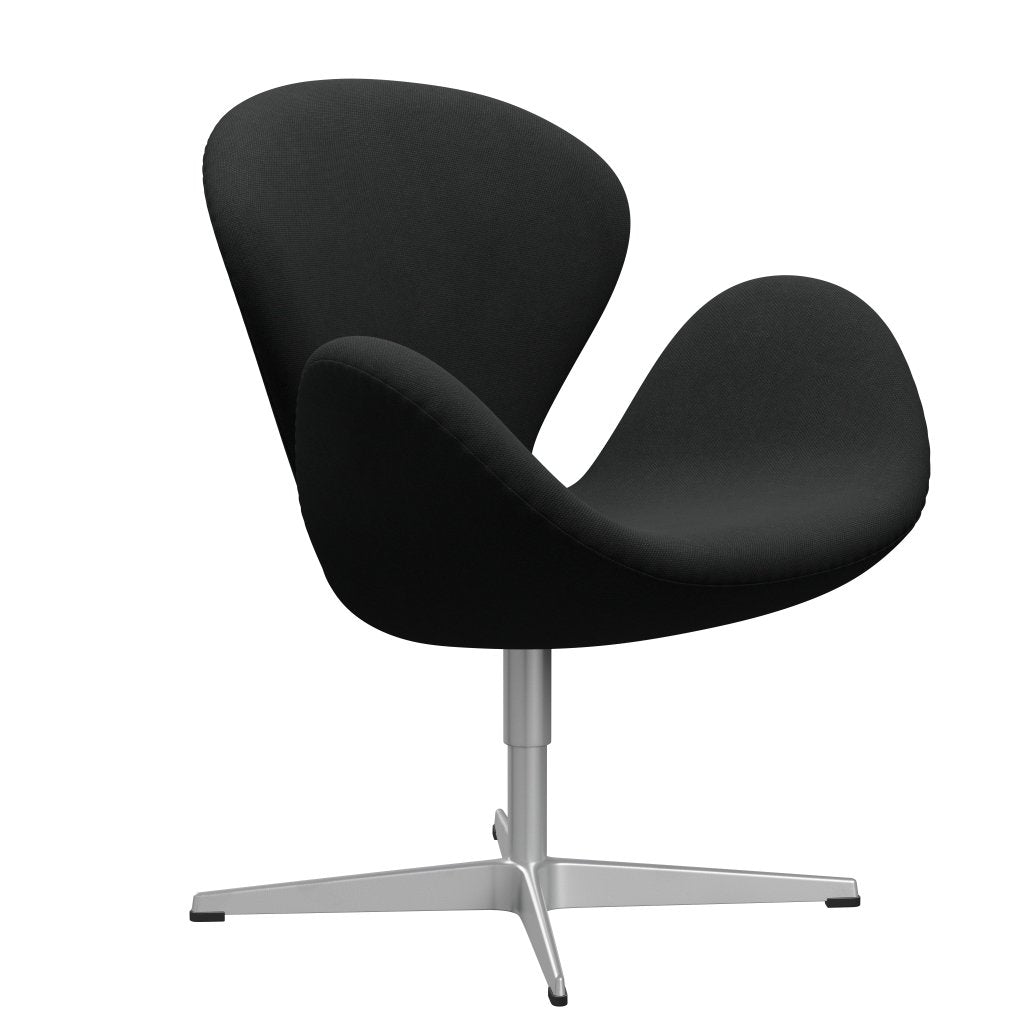 Fritz Hansen Swan Lounge Chair, Silver Grey/Steelcut Dark Brown (380)