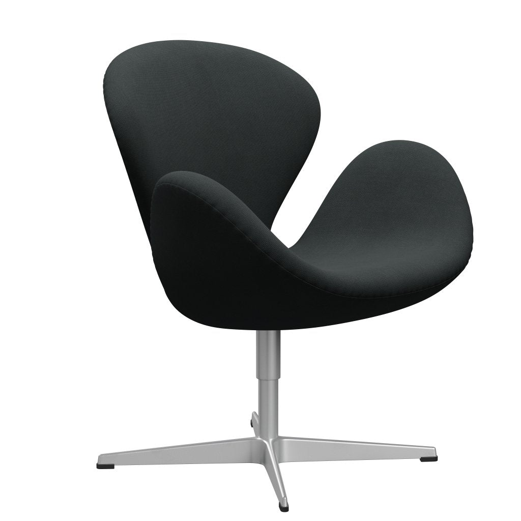 Fritz Hansen Swan Lounge Chair, Silver Grey/Steelcut Coal