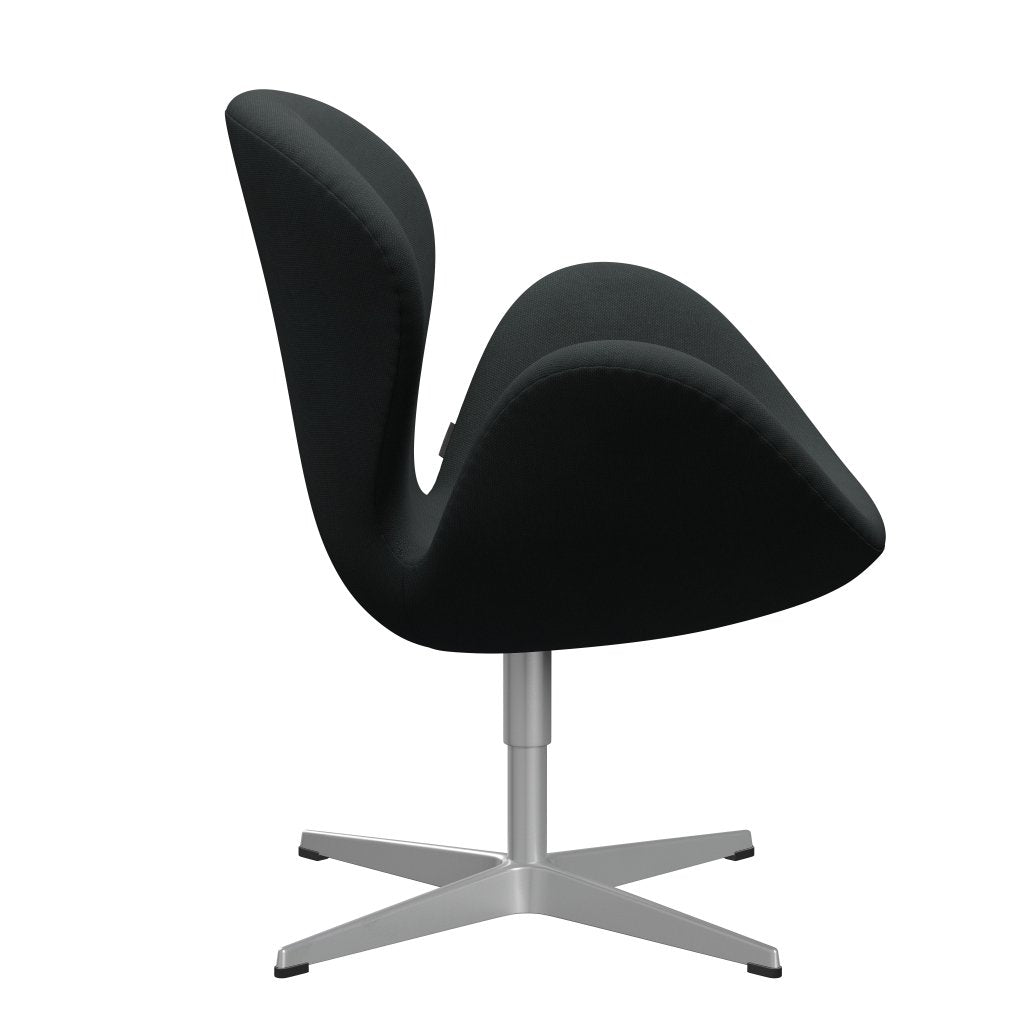 Fritz Hansen Swan Lounge Chair, Silver Grey/Steelcut Coal