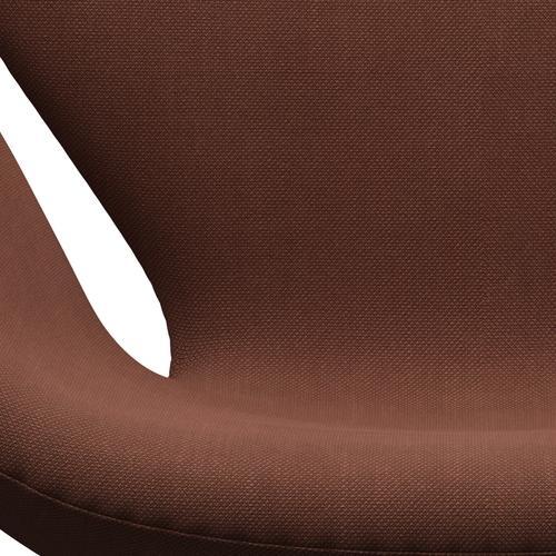 Fritz Hansen Swan Lounge Chair, stříbrná šedá/ocelářská středně hnědá