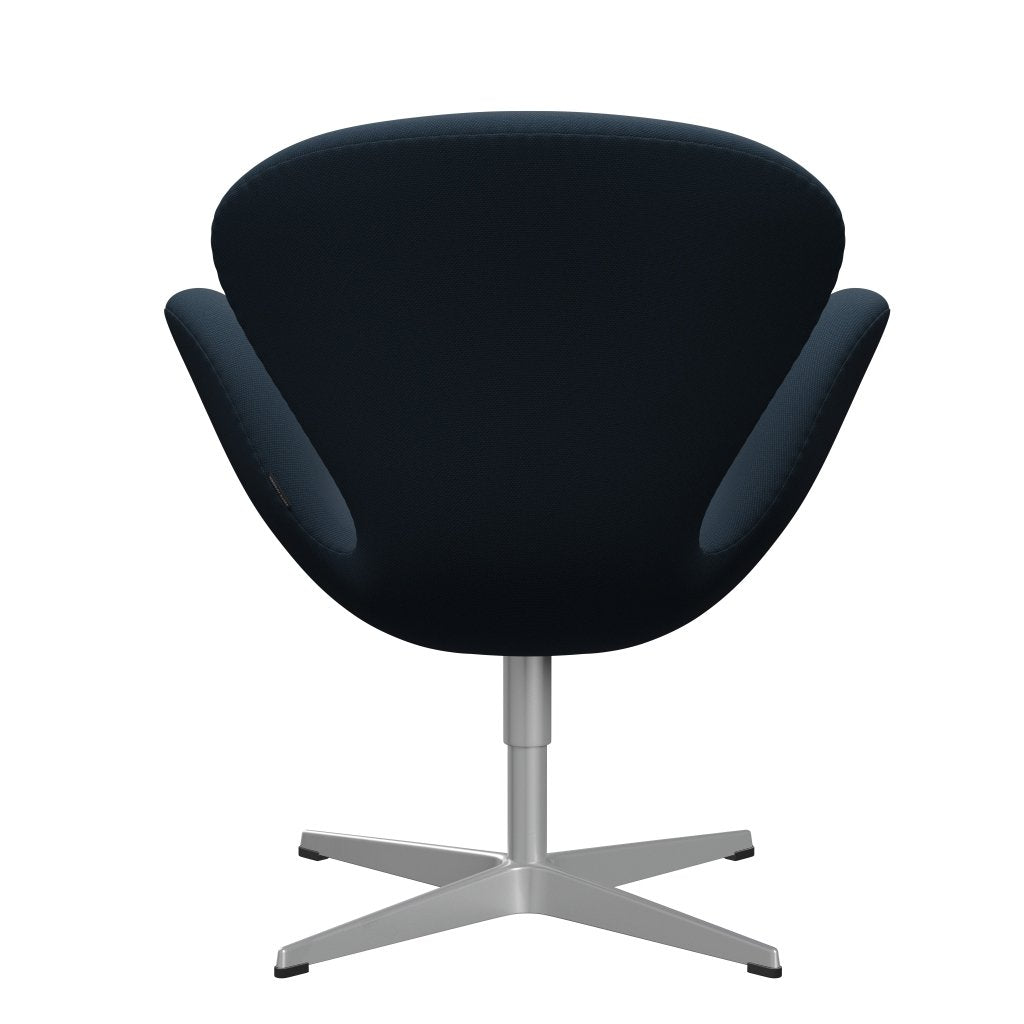 Fritz Hansen Swan Lounge Chair, Silver Grey/Steelcut Navy Blue