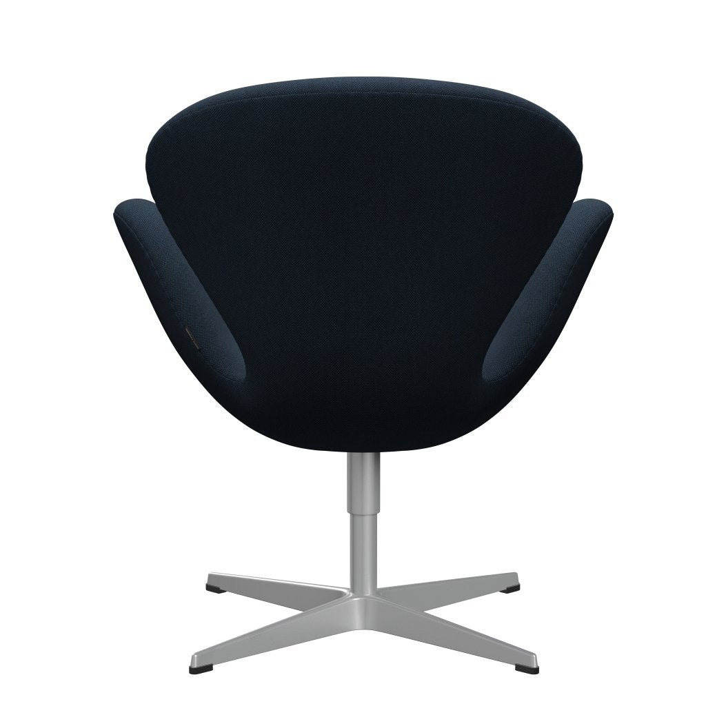 Fritz Hansen Swan Lounge Chair, Silver Grey/Steelcut trio Dark Dust Blue