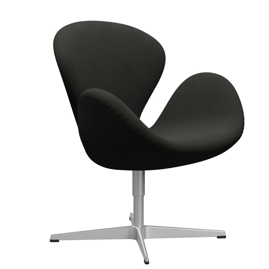 Fritz Hansen Swan Lounge Chair, Silver Grey/Steelcut trio tmavě hnědé