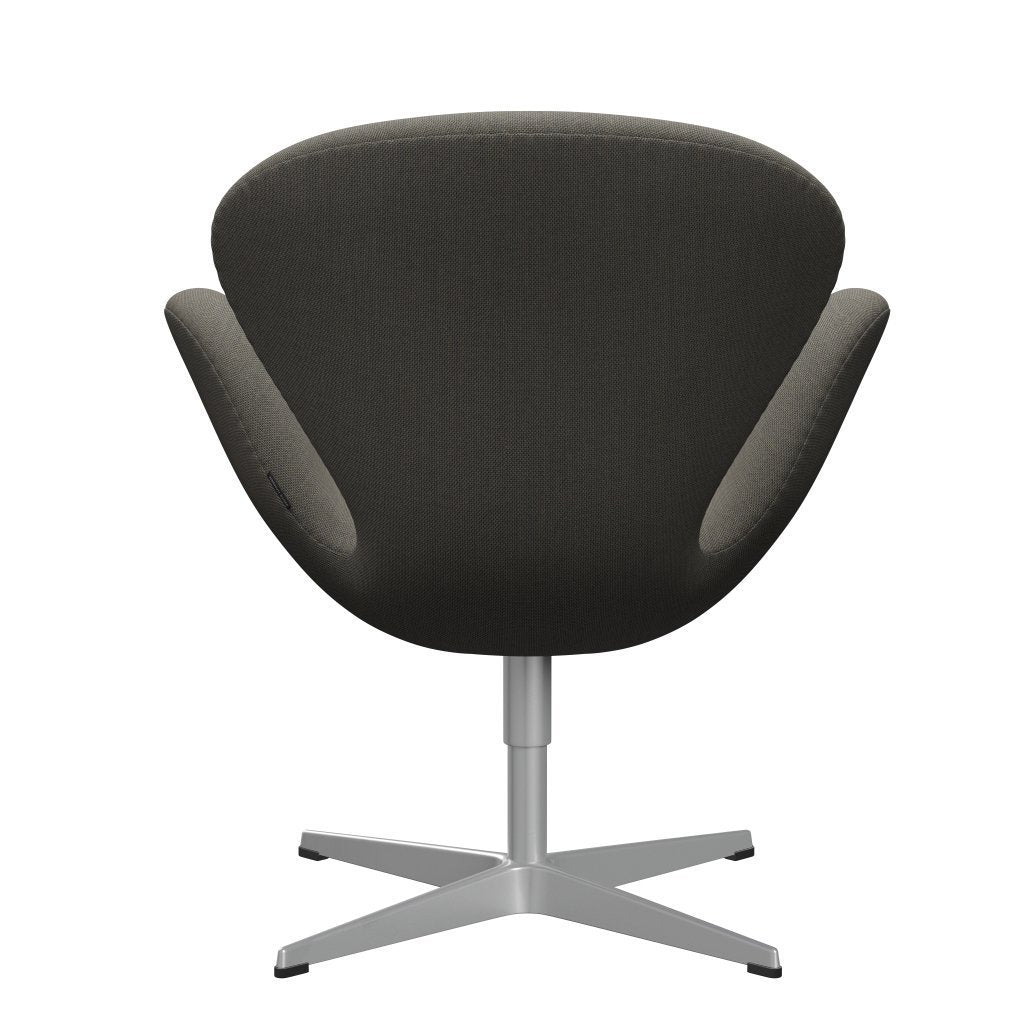 Fritz Hansen Swan Lounge Chair, Silver Grey/Steelcut trio světle hnědá