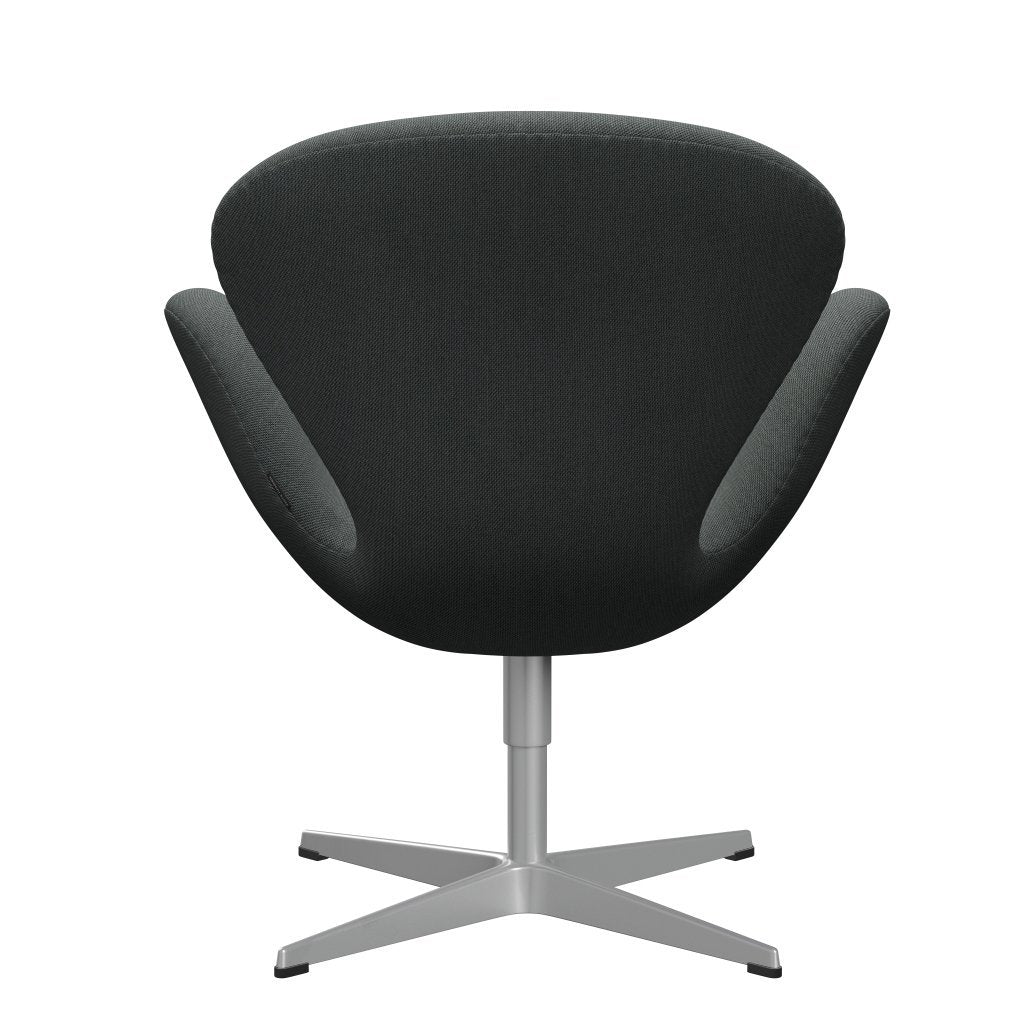 Fritz Hansen Swan Lounge Chair, Silver Grey/Steelcut Trio Coal