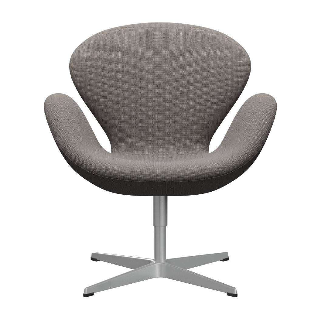 Fritz Hansen Swan Lounge Chair, Silver Grey/Steelcut trio tmavý písek