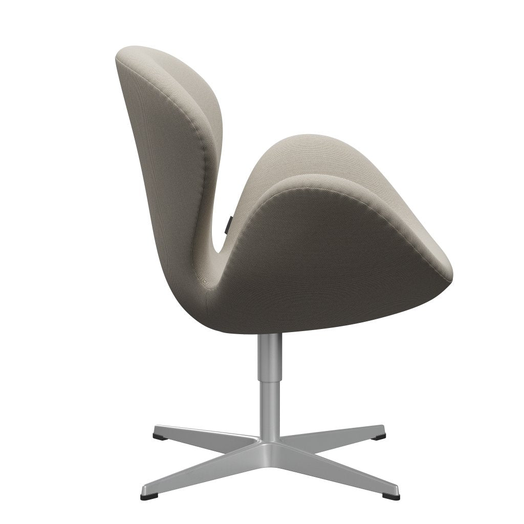 Fritz Hansen Swan Lounge Chair, Silver Grey/Steelcut Trio Sand