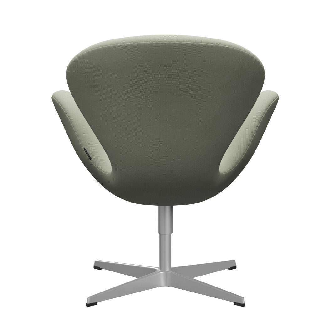 Fritz Hansen Swan Lounge Chair, Silver Grey/Steelcut Turquoise Light