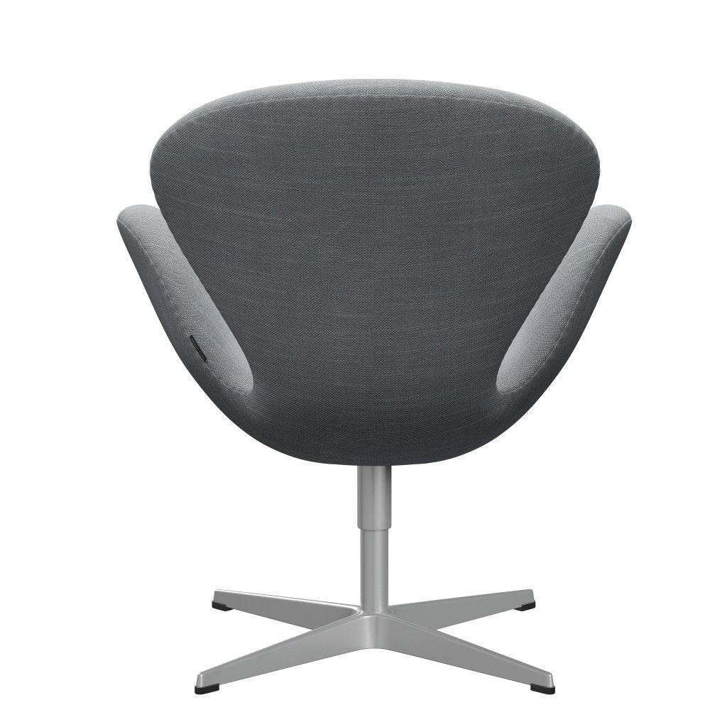 Fritz Hansen Swan Lounge Chair, Silver Grey/Sunniva světle šedá/světle modrá