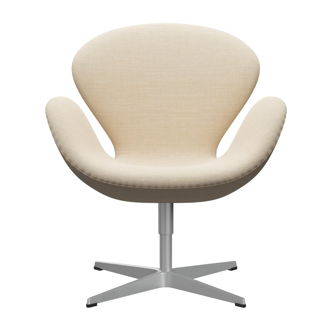 Fritz Hansen Swan Lounge Chair, Silver Grey/Sunniva písek