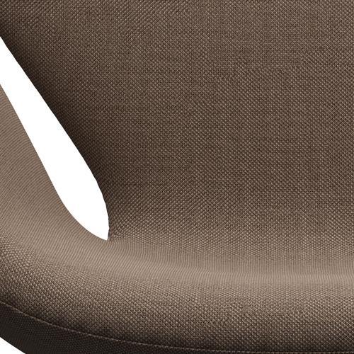 Fritz Hansen Swan Lounge Chair, Silver Grey/Sunniva čokoláda/opálení