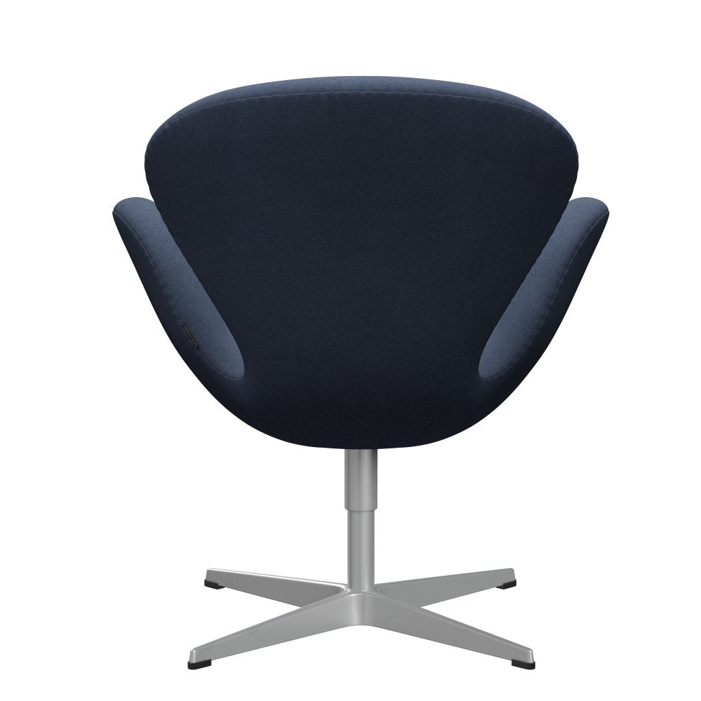 Fritz Hansen Swan Lounge Chair, Silver Grey/Tonus Grey Blue