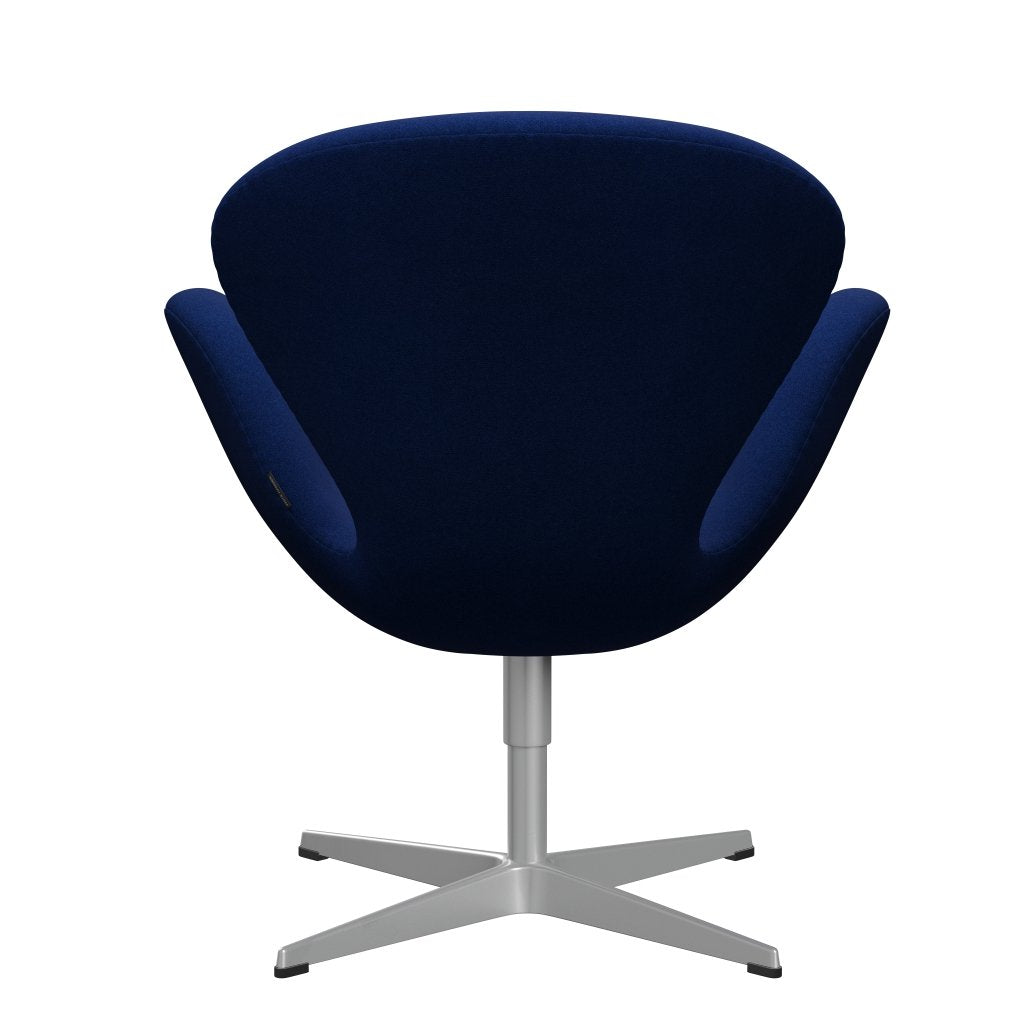 Fritz Hansen Swan Lounge Chair, Silver Grey/Tonus Royal Blue