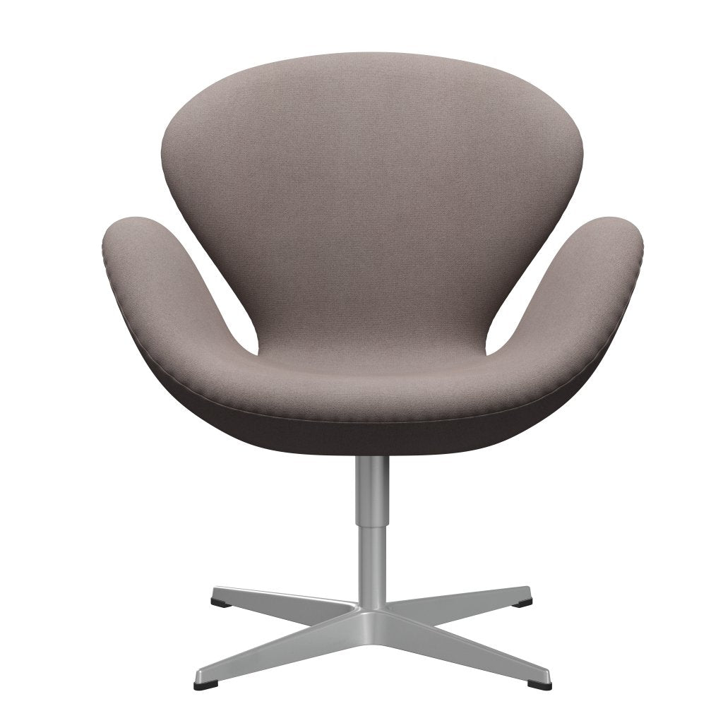 Fritz Hansen Swan Lounge Chair, Silver Grey/Tonus Dusty Sand