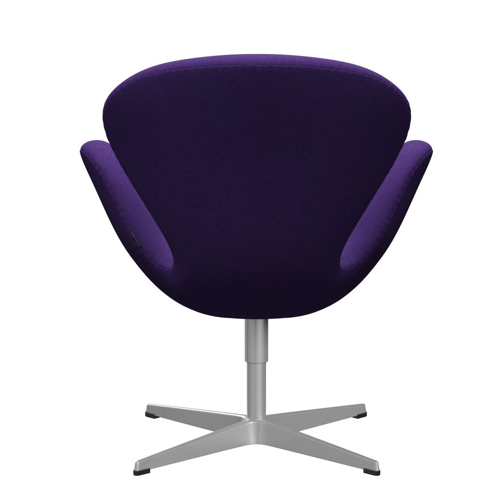 Fritz Hansen Swan Lounge Chair, Silver Grey/Tonus Violet