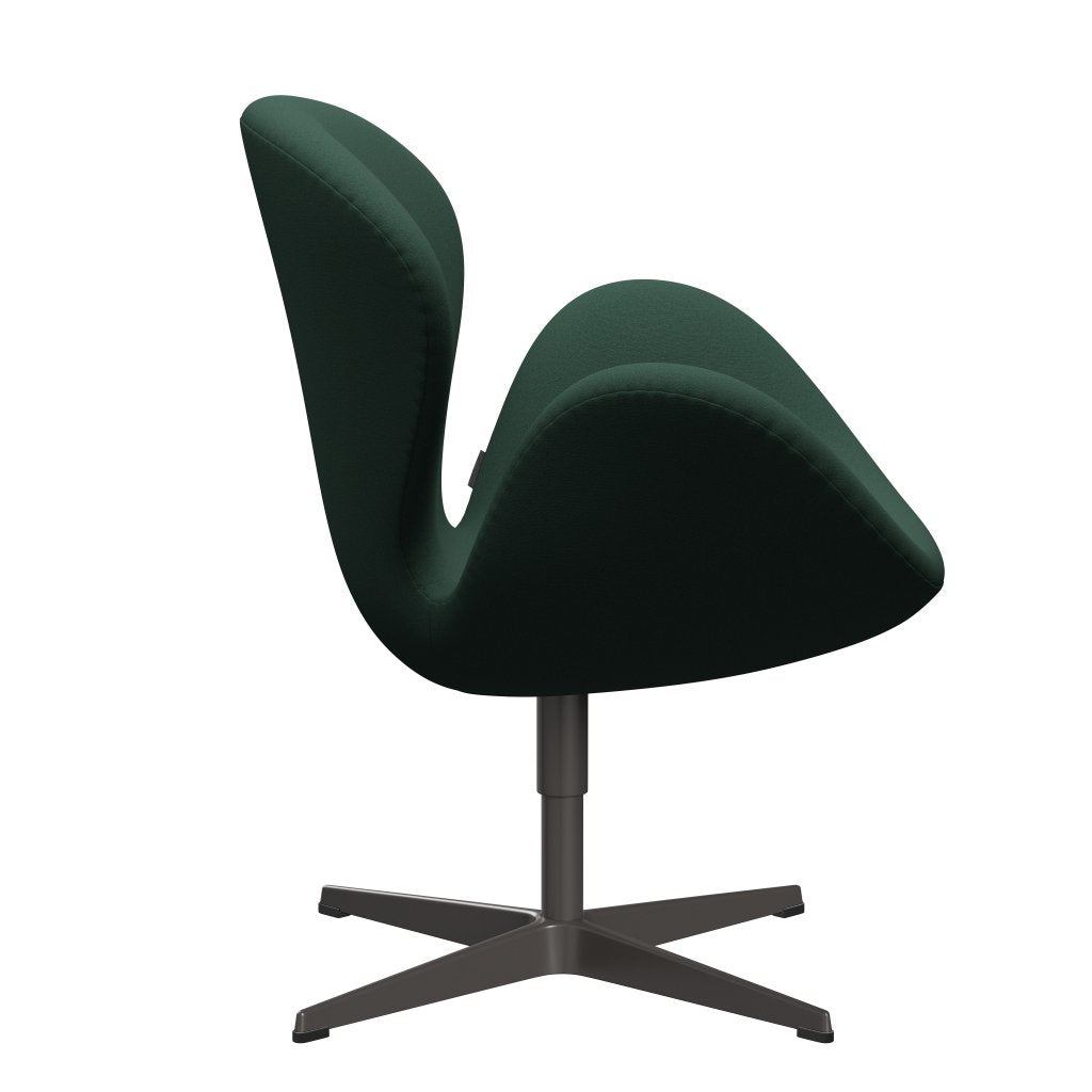 Fritz Hansen Swan Lounge Chair, teplý grafit/Christianshavn Dark Green Uni