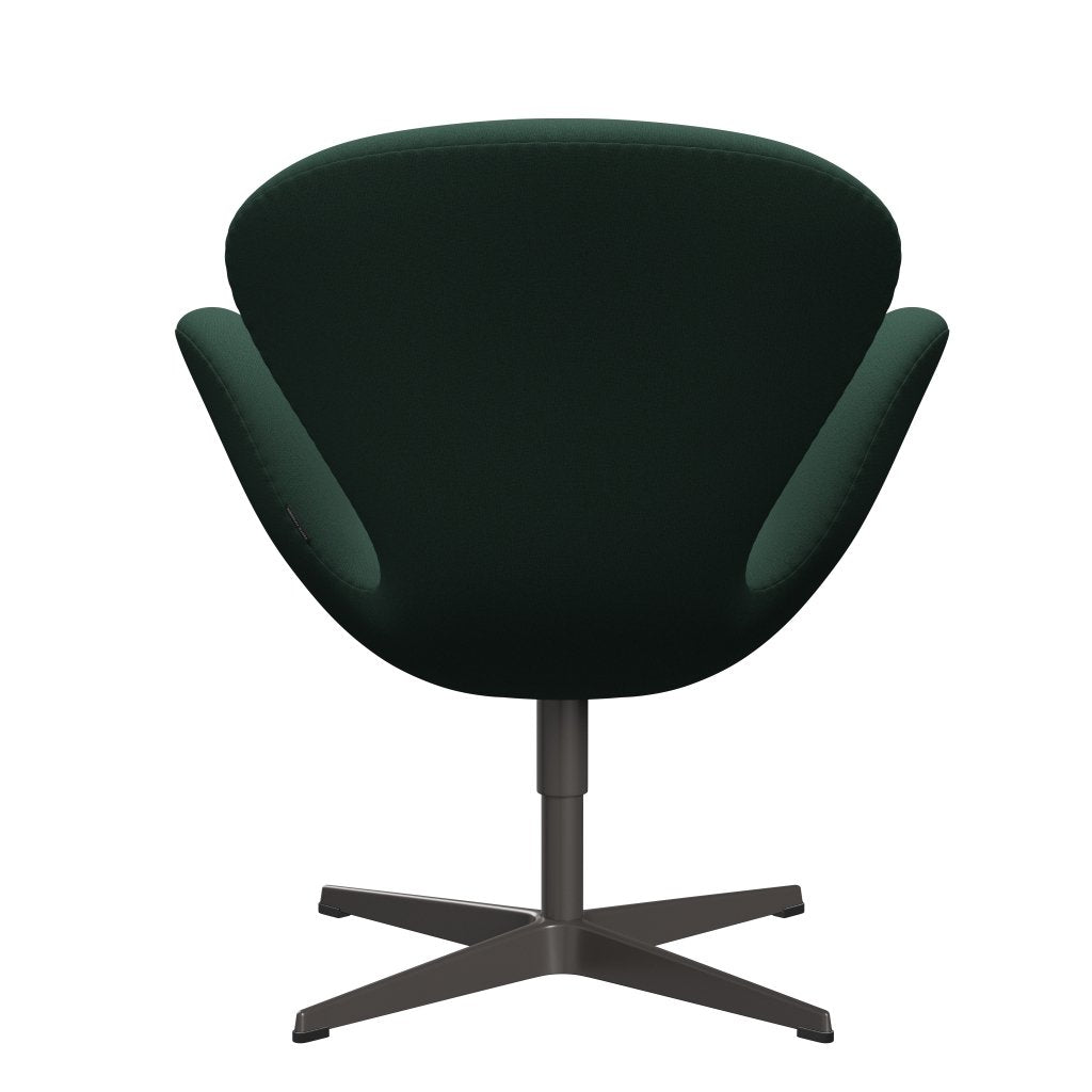 Fritz Hansen Swan Lounge Chair, teplý grafit/Christianshavn Dark Green Uni