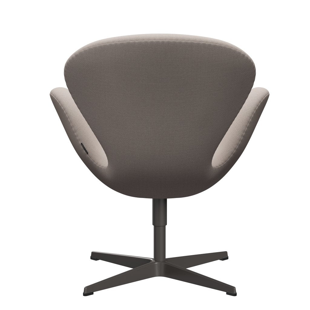 Fritz Hansen Swan Lounge Chair, teplý grafit/Christianshavn Light Beige