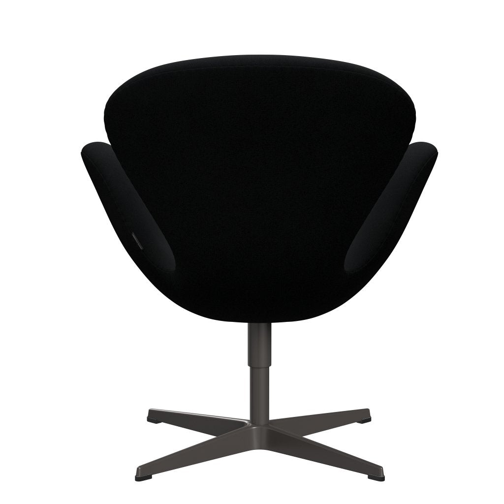 Fritz Hansen Swan Lounge Chair, teplý grafit/Christianshavn Black Uni