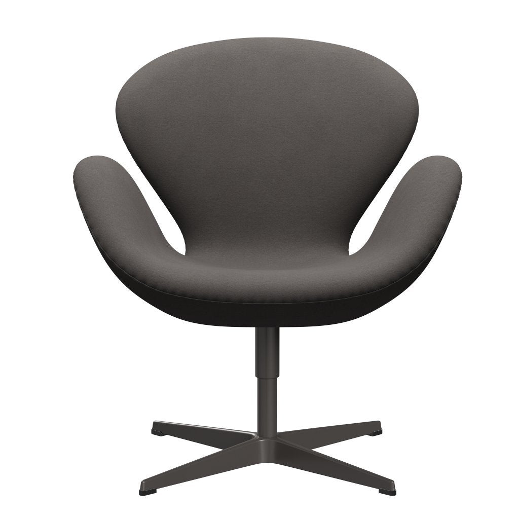 Fritz Hansen Swan Lounge Chair, teplý grafit/pohodlí tmavě šedá (60008)