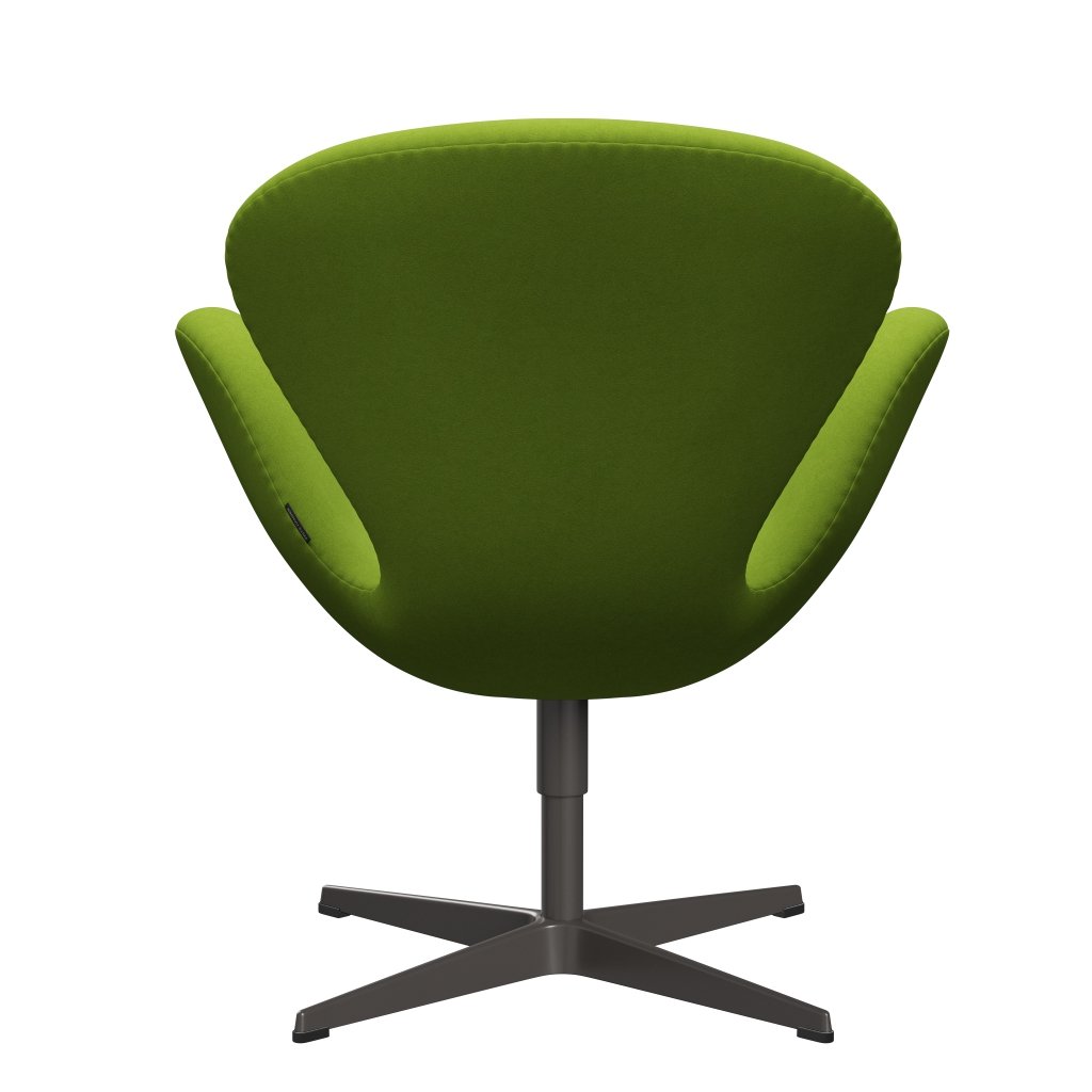 Fritz Hansen Swan Lounge Chair, Warm Graphite/Comfort Green (68011)