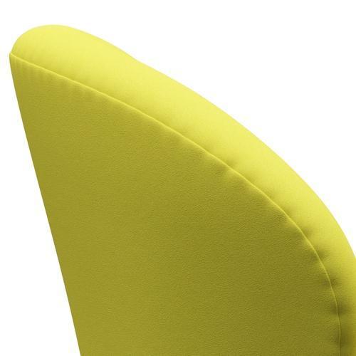 Fritz Hansen Swan Lounge Chair, Warm Graphite/Comfort Light Yellow