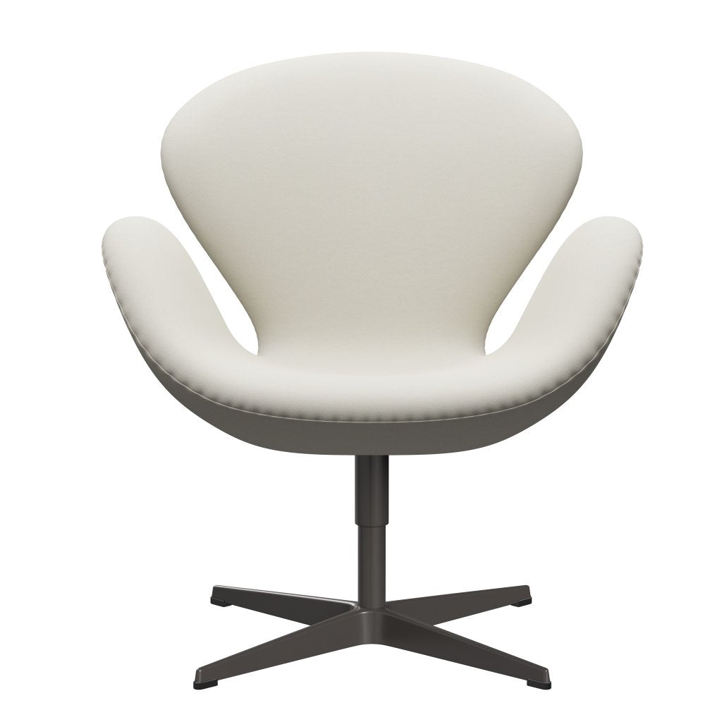 Fritz Hansen Swan Lounge Chair, teplý grafit/pohodlí světle šedá