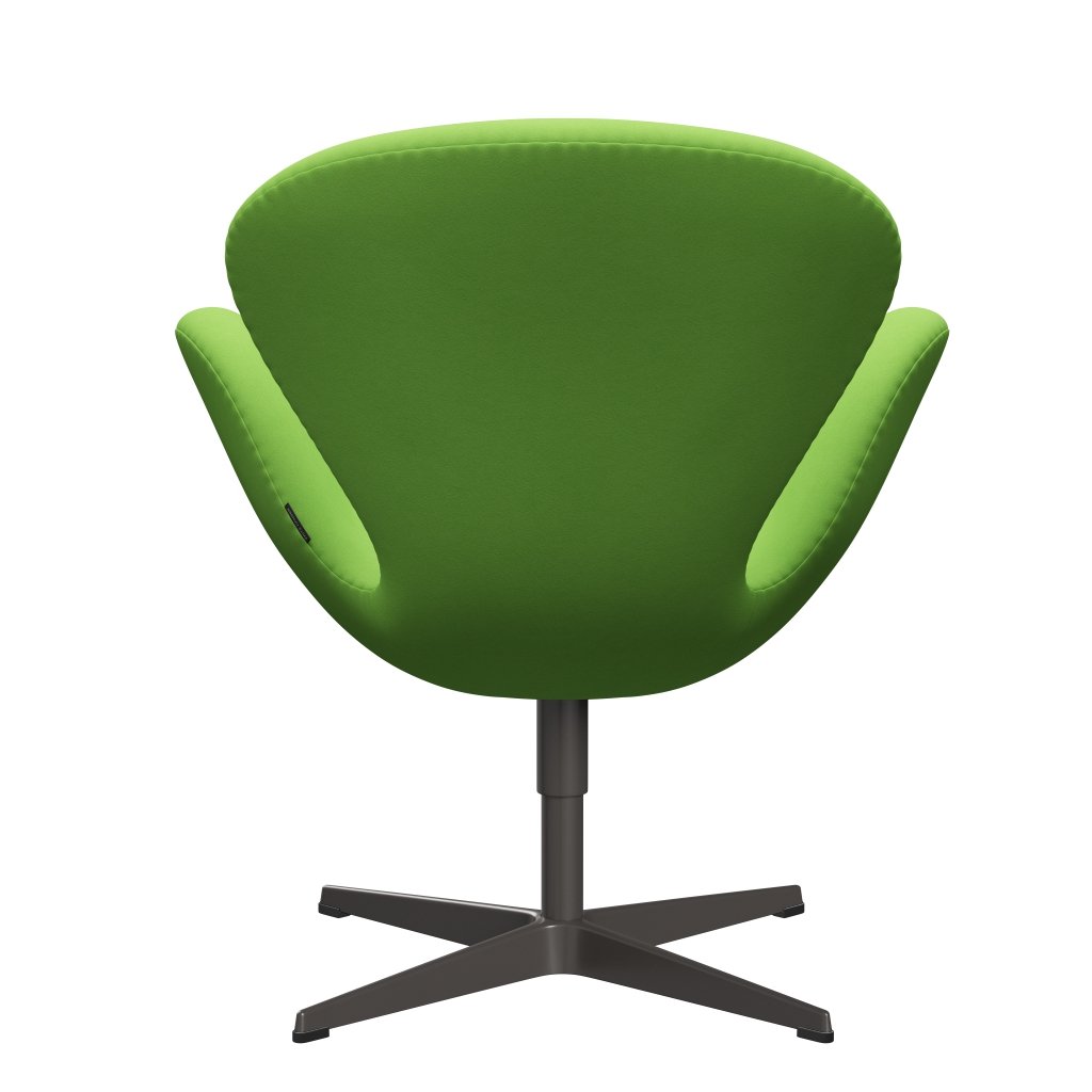 Fritz Hansen Swan Lounge Chair, Warm Graphite/Comfort Light Green (68010)